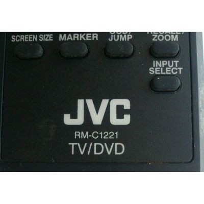 CONTROL REMOTO PARA TV / DVD / JVC RM-C1221 MODELO LT-19D210 - Imagen 2